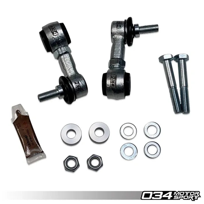 034Motorsport Dynamic+ Adjustable Rear Sway Bar End Links - Audi B8/8.5