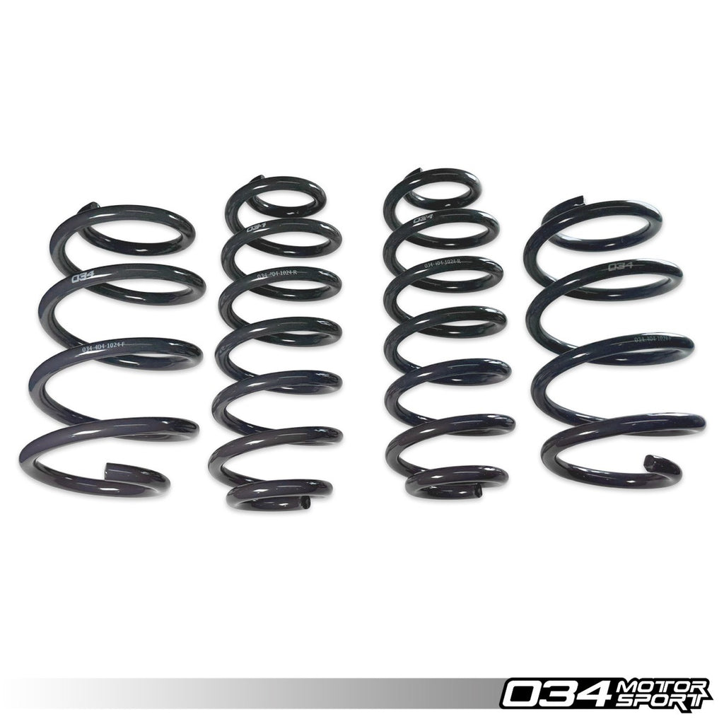 034Motorsport Dynamic+ Lowering Springs for 8P Audi A3 3.2 VR6