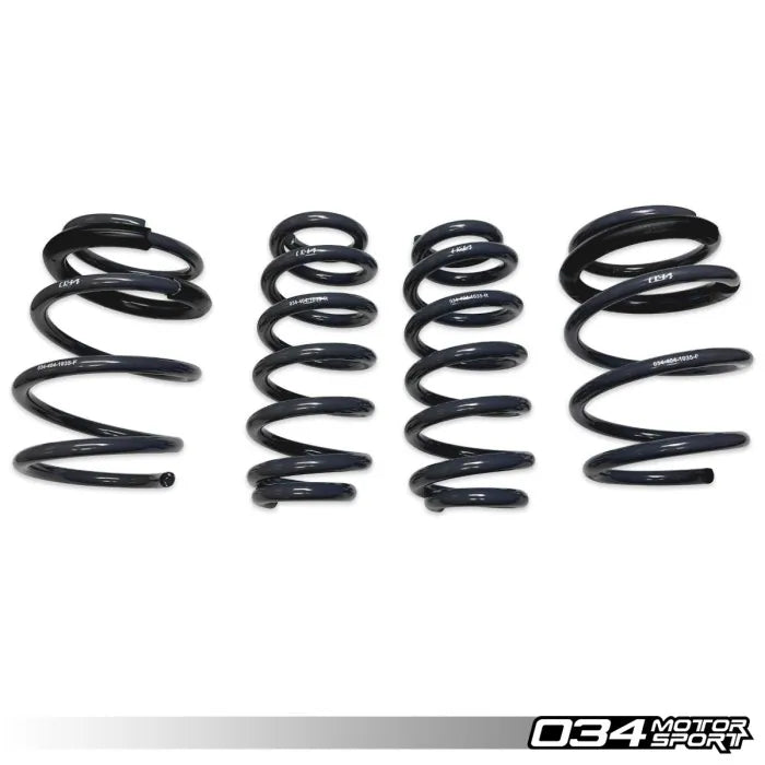 034Motorsport Dynamic+ Lowering Springs For 8Y Audi RS3