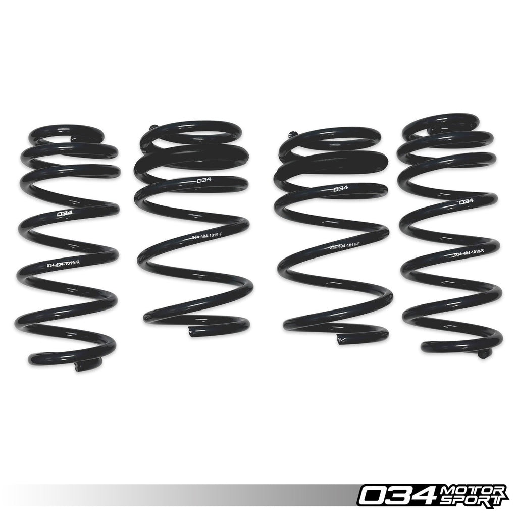 034Motorsport Dynamic+ Lowering Springs for 8Y Audi S3