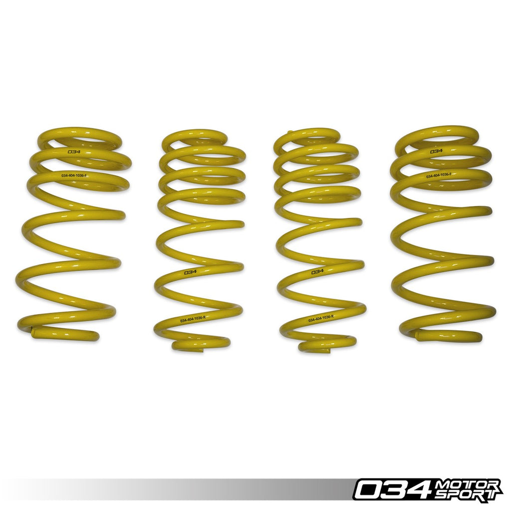 034Motorsport Dynamic+ Lowering Springs For 95B Porsche Macan 2.0T