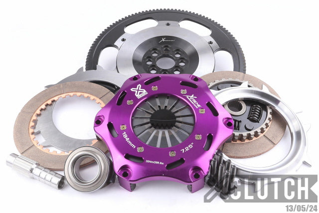 XClutch Stage 5 - 7.25" Twin Disc Sprung Ceramic Clutch Kit - Acura Rsx (2002) / Honda Civic Si (2002-06)