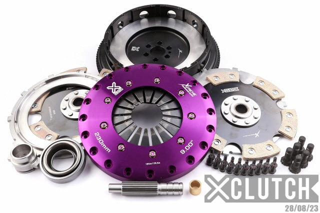 XClutch Stage 5 - 9.0" Twin Disc Rigid Ceramic Clutch Kit - Nissan Skyline GT R (1989-95)