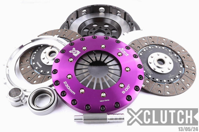 XClutch Stage 4 - Twin Disc Rigid Organic Clutch Kit - Nissan 300ZX Turbo (1990)