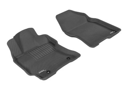 Tapis de sol 3D MAXpider Kagu 1re et 2e rangées pour Toyota Prius Kagu (2004-2009) - Noir
