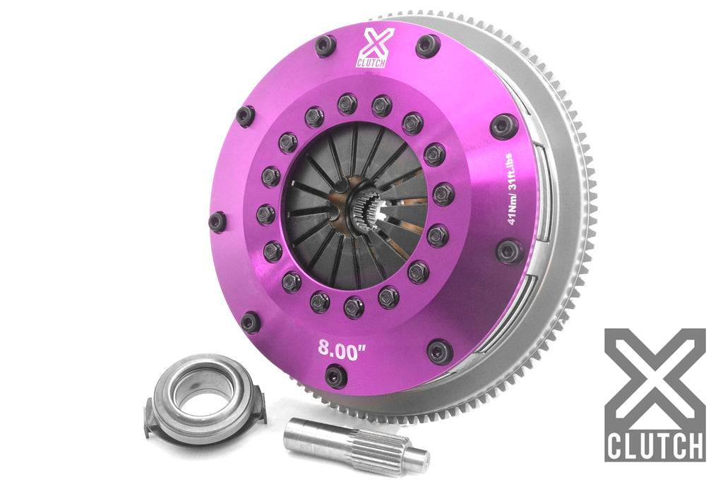 XClutch Stage 5 - 8.0" Twin Disc Rigid Ceramic Clutch Kit - Mazda Mx 5 Miata Sport (2006) / Mazda Mx 5 Miata 25th Anniversary Edition (2015)
