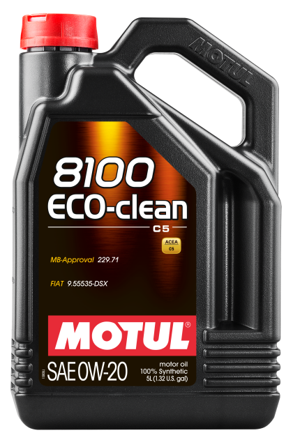 Motul 108862 8100 ECO-CLEAN 0W20 5L