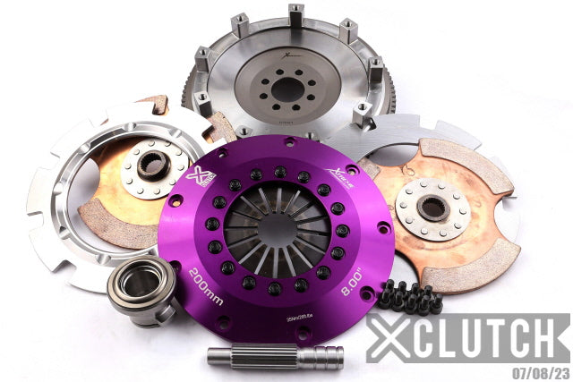 XClutch Stage 5 - 8.0" Twin Disc Rigid Ceramic Clutch Kit