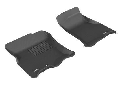 3D MAXpider 2007-2010 Lincoln Navigator Kagu 1st & 2nd Row Floormats - Black