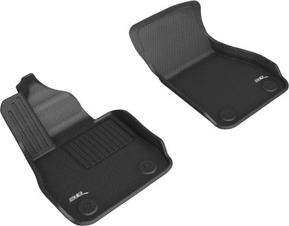 3D MAXpider 20-22 BMW 2 Series Gran Coupe 1st & 2nd Row Floor Mats - Black