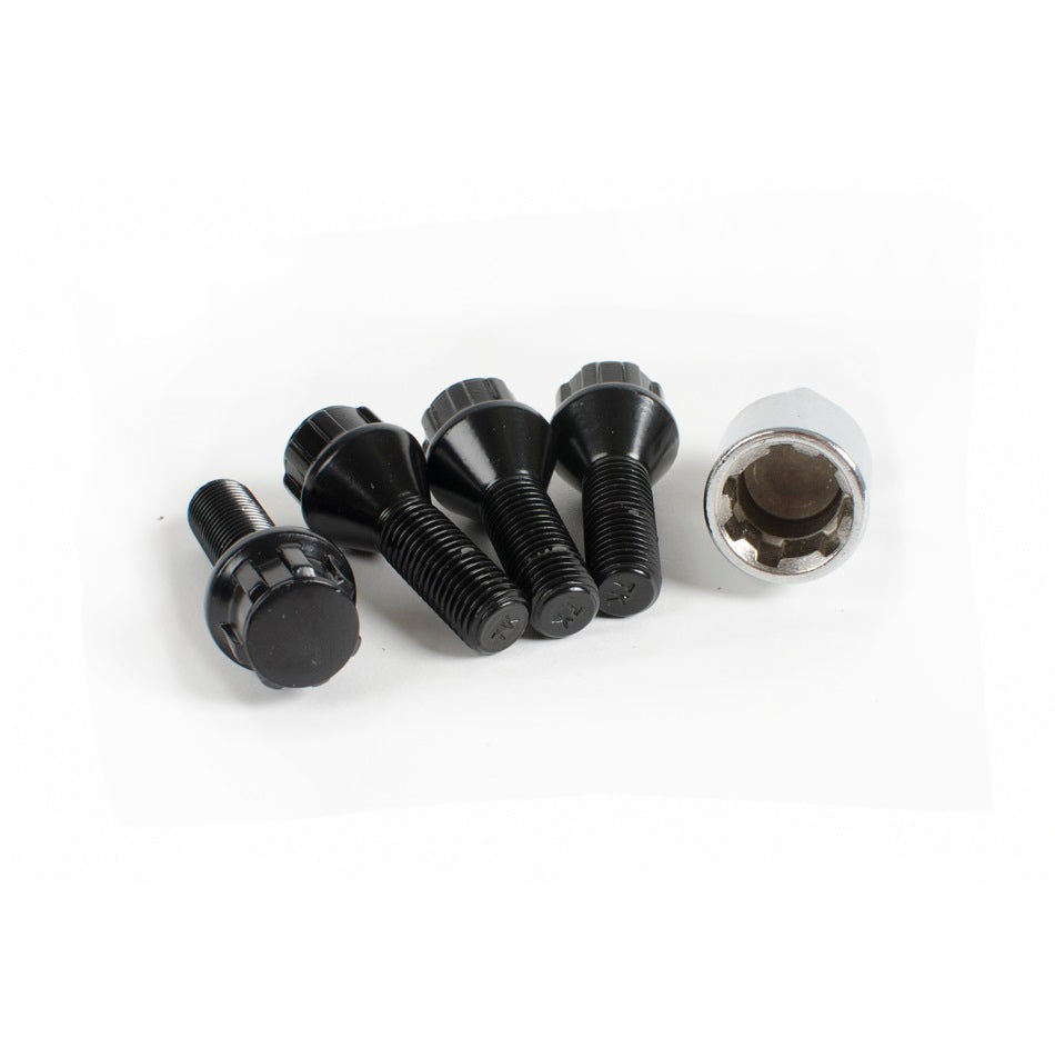 BFI Wheel Lock Kit 12mm - Cone Seat (Black)