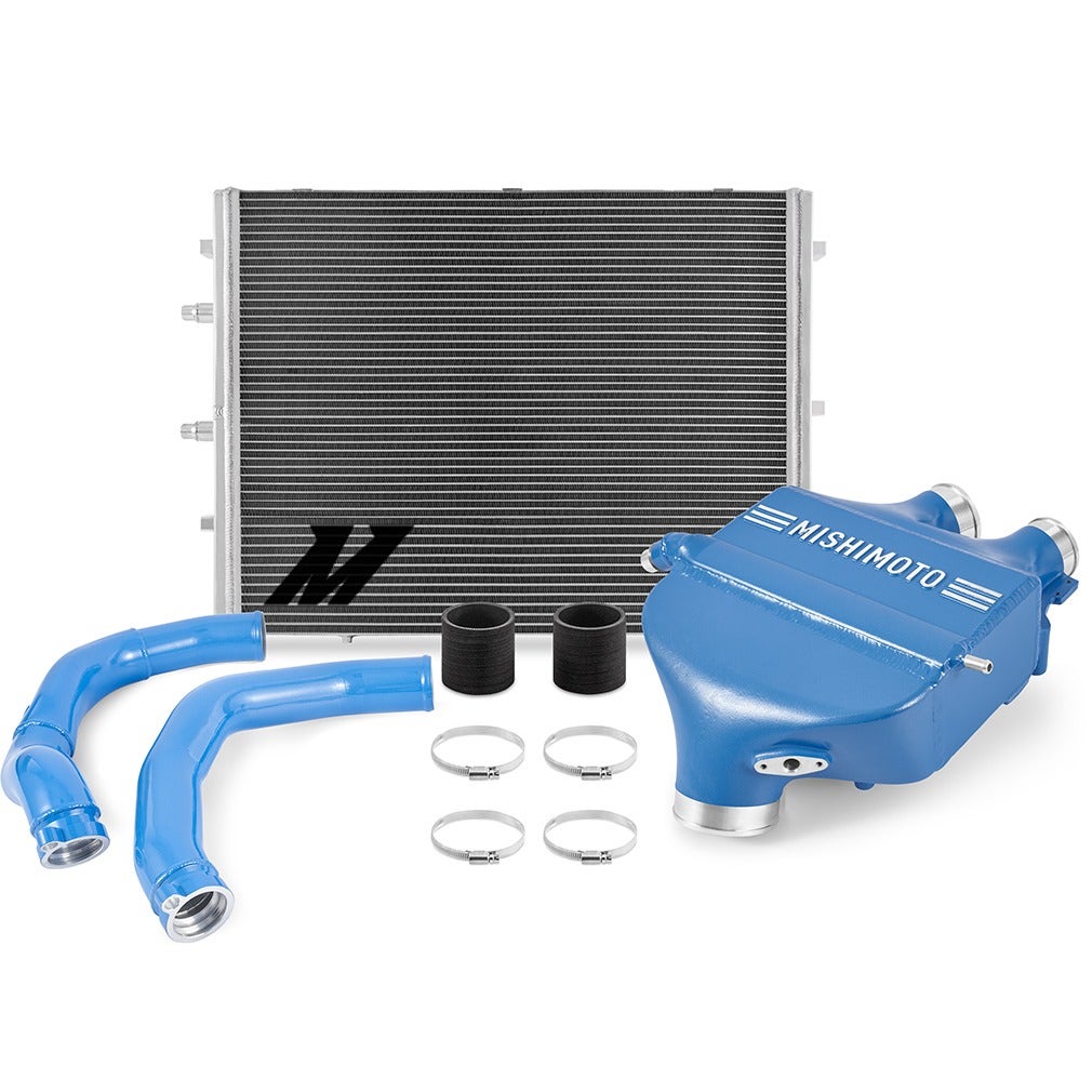 Mishimoto Air-to-Water Intercooler Power Pack, Yas Marina Blue - BMW M3/M4 (2015-20)