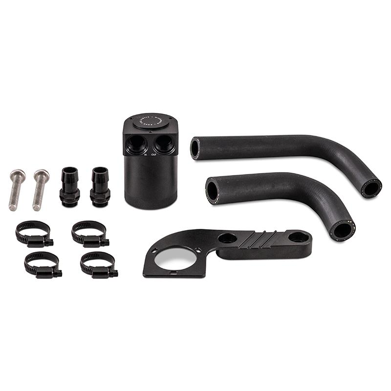 Mishimoto Baffled Oil Catch Can, Black, CCV Side - BMW F8X M3/M4 (2015-20)