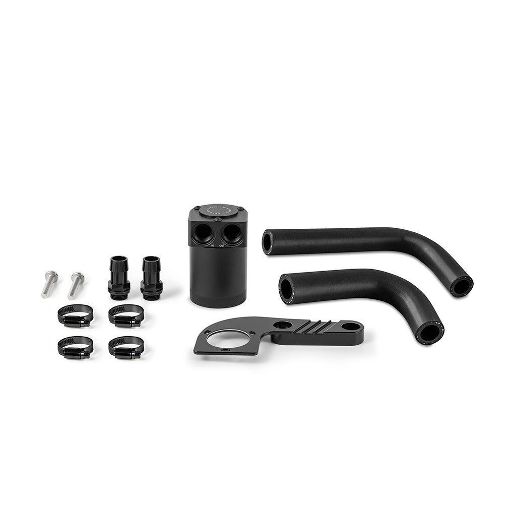 Mishimoto Baffled Oil Catch Can, Black Sapphire, CCV Side - BMW F8X M3/M4 (2015-20)