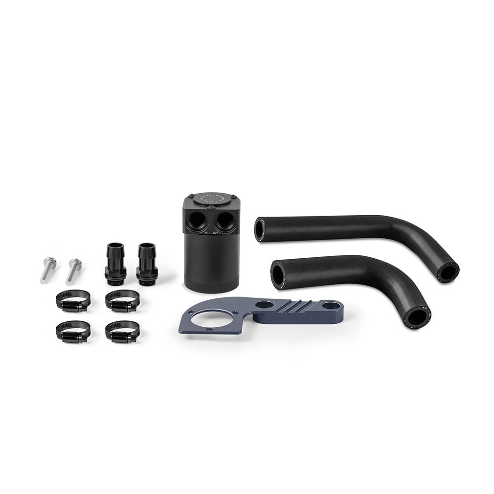 Mishimoto Baffled Oil Catch Can, Mineral Gray, CCV Side - BMW F8X M3/M4 (2015-20)