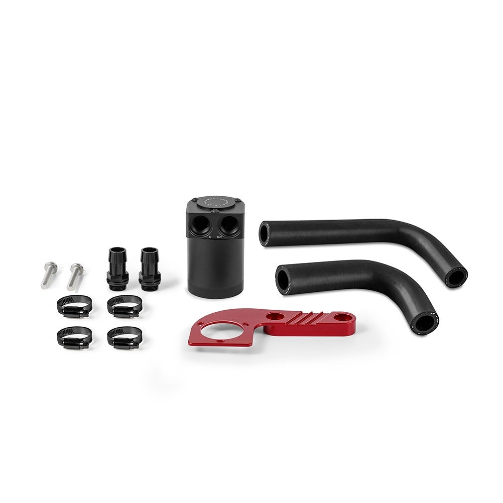 Mishimoto Baffled Oil Catch Can, Sakhir Orange, CCV Side - BMW F8X M3/M4 (2015-20)