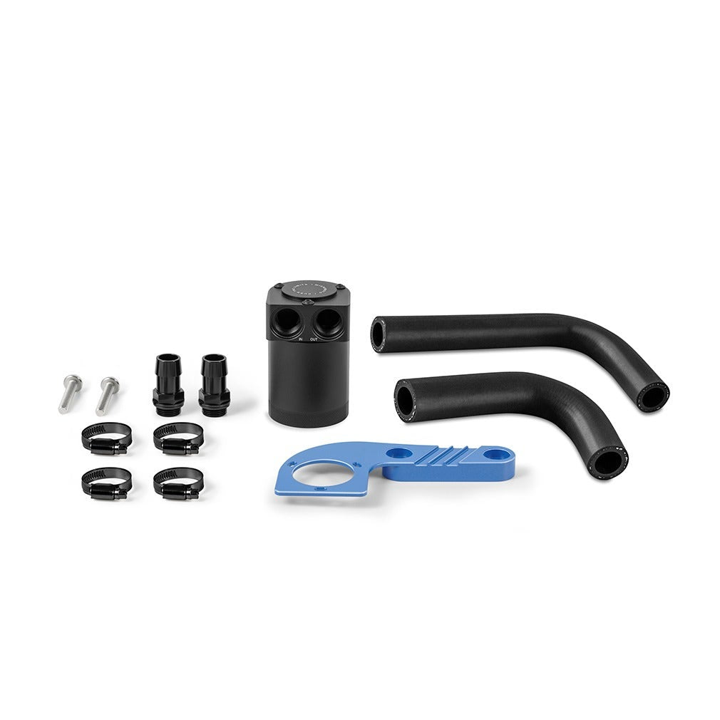 Mishimoto Baffled Oil Catch Can, Yas Marina Blue, CCV Side - BMW F8X M3/M4 (2015-20)