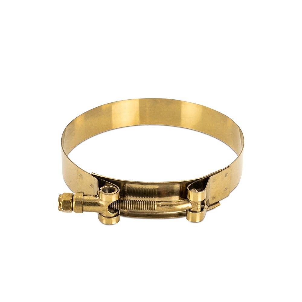 Mishimoto T-Bolt Clamp, Stainless-Steel, Gold, 2.87 in (73 mm) to 3.19in (81 mm)