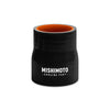 Mishimoto Straight Transition Coupler, Black, Silicone, 2.25in to 2.50in