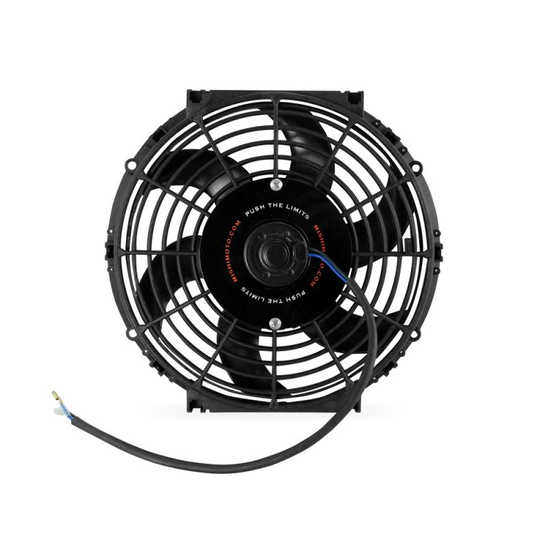 Mishimoto Electric Fan, Slim, Curved Blade, Black, 10 in