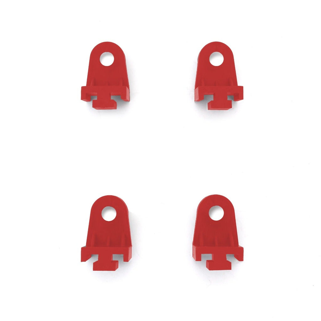 Mishimoto Fan Clips, Red, Plastic