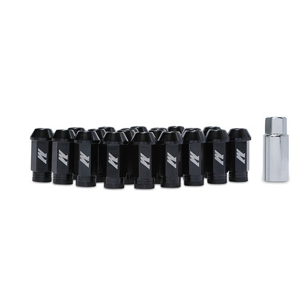 Mishimoto Aluminum Locking Lug Nuts, M12 x 1.25 Black