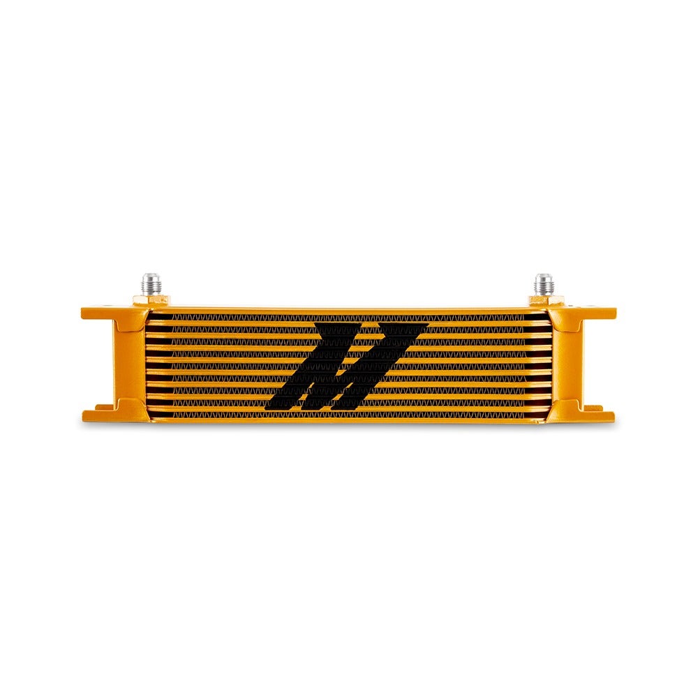 Mishimoto Universal Oil Cooler, 10-Row, Gold, -6AN