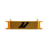 Mishimoto Universal Oil Cooler, 10-Row, Gold, -6AN