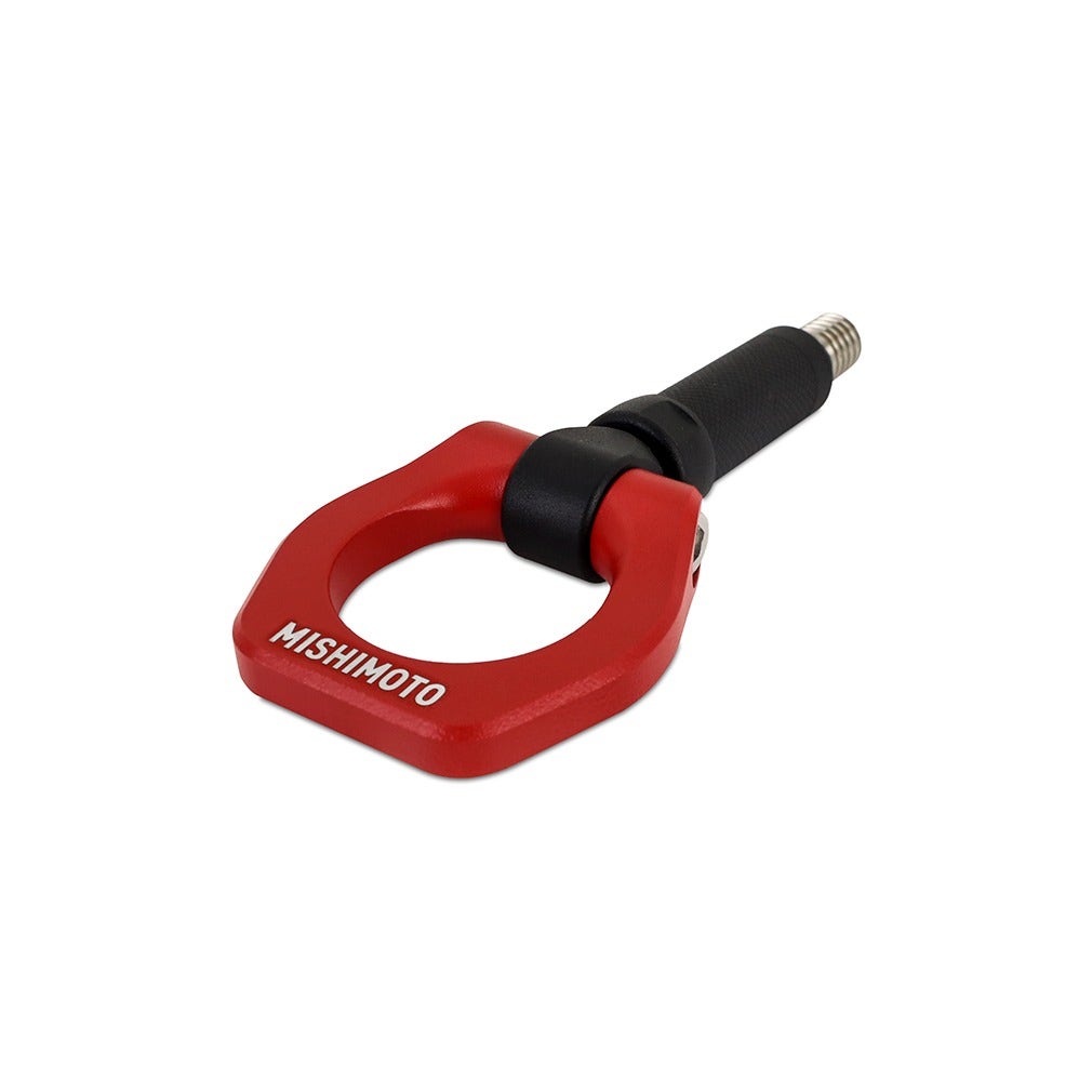 Mishimoto Racing Tow Hook, 118mm/BMW Style 16mm Thread, Red