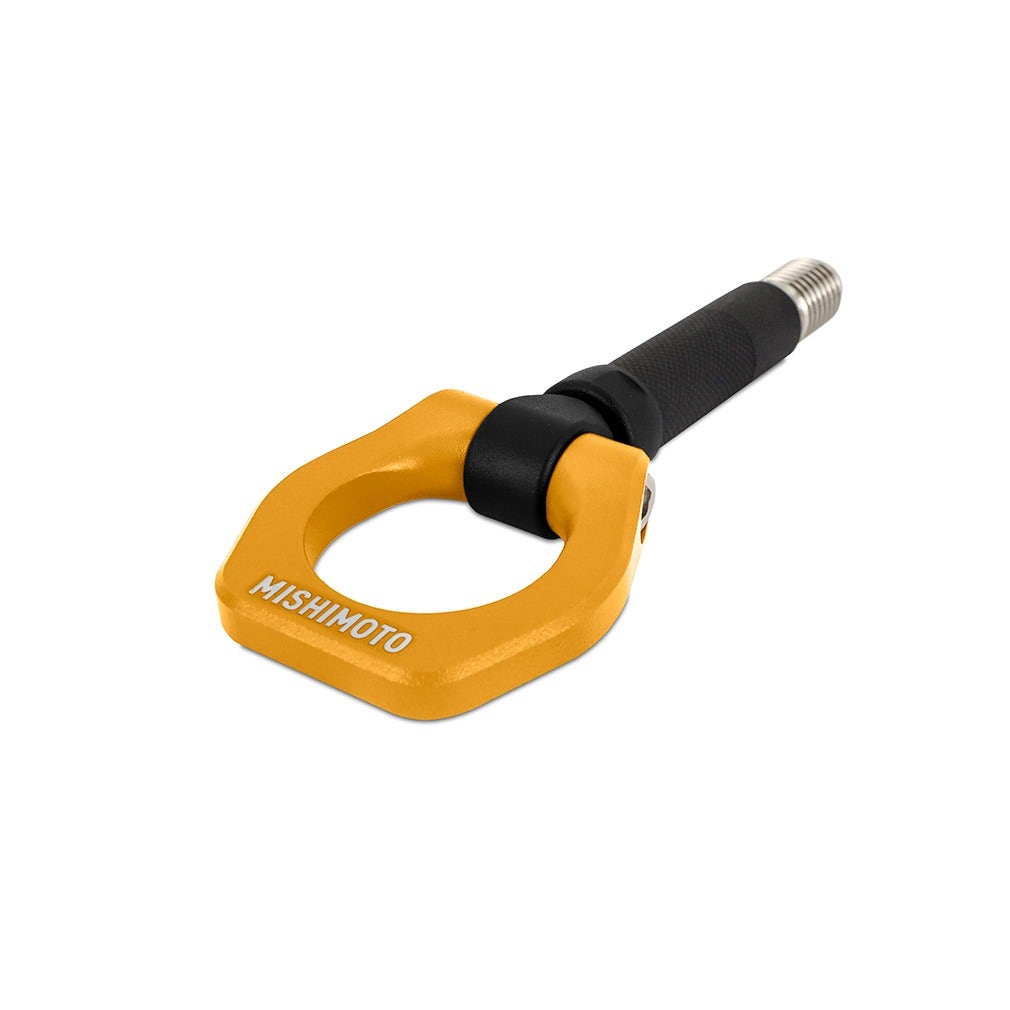 Mishimoto Racing Tow Hook, 91mm/BMW Style 20mm Thread, Gold
