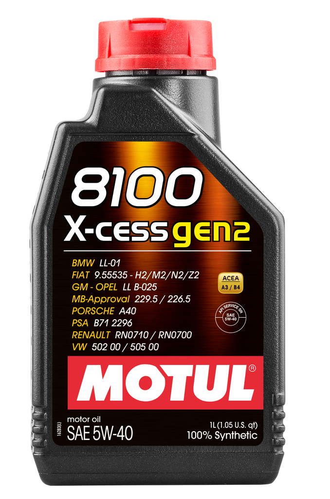 Motul 109774 8100 X-CESS GEN2 5W-40 1L