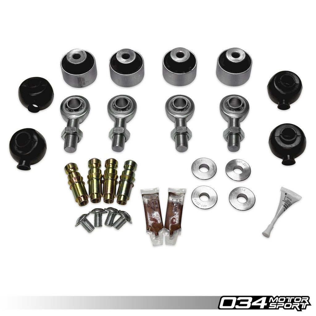034Motorsport Rebuild Kit, Density Line Adjustable Front Upper Control Arms for B9/B9.5 Audi