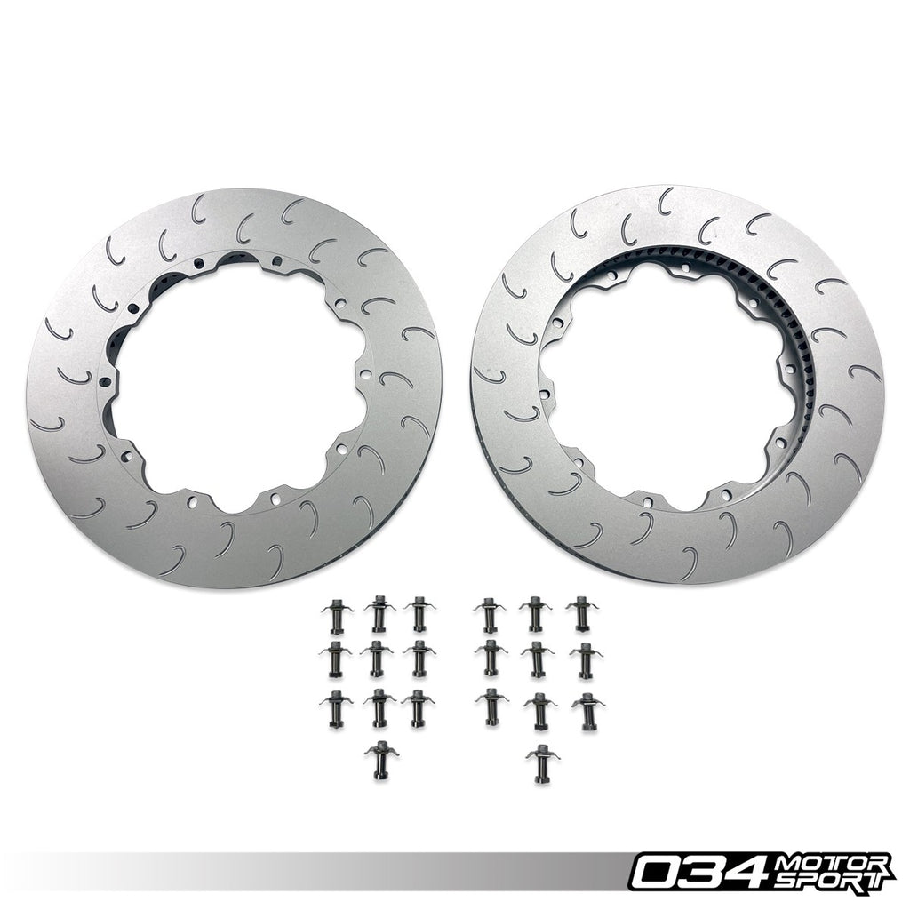 034Motorsport Replacement Front Rotor Ring Set, Gen 1 & Gen 1.5 Audi R8 (4.2 V8 & 5.2 V10)