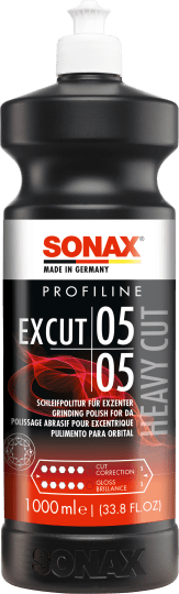 SONAX car polish bottle with black and white design