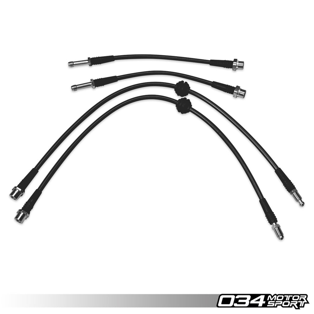 034Motorsport Stainless Steel Braided Brake Line Kit, G80/G82/G87 BMW M2/M3/M4