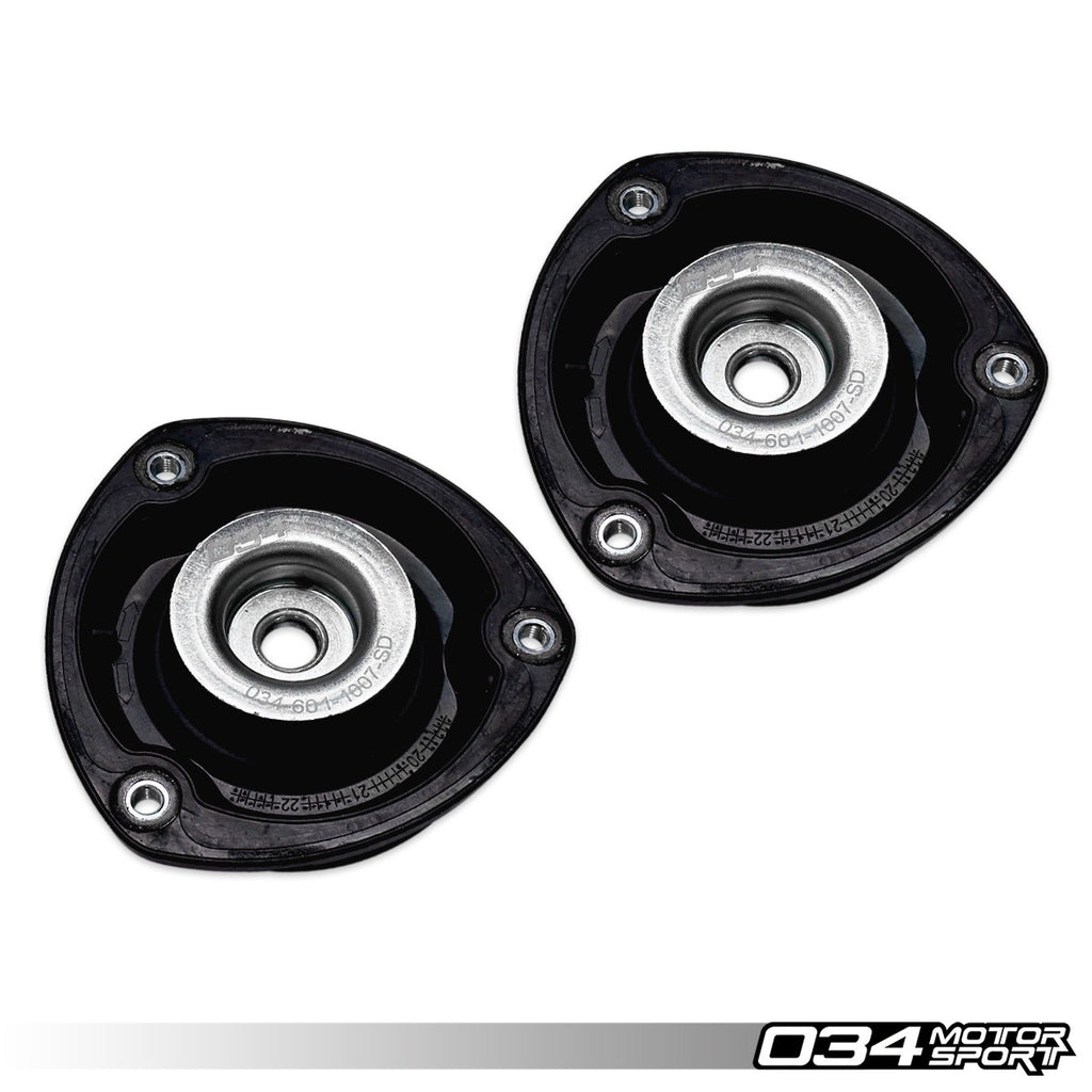 034Motorsport Strut Mount Pair, Street Density, Volkswagen & Audi MQB and MQB EVO