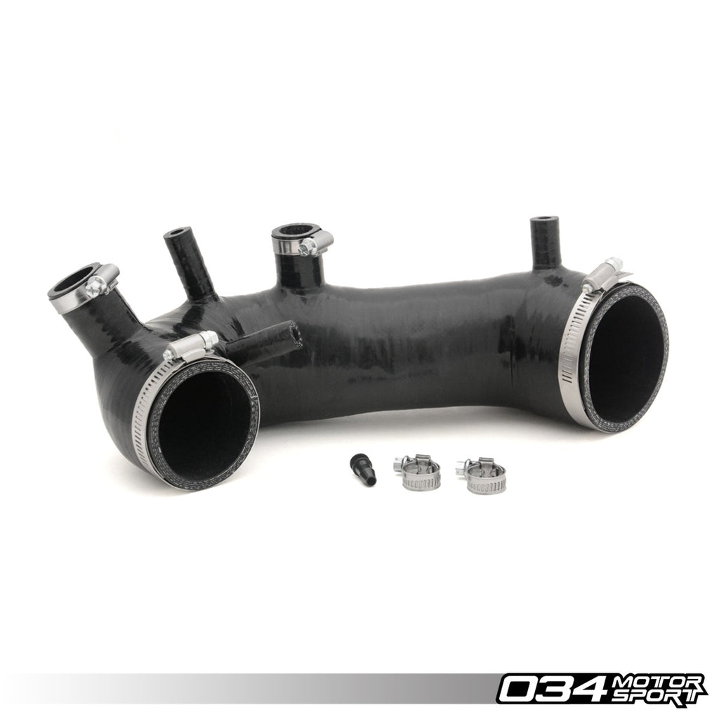034Motorsport Turbo Inlet Hose, 2.5" Silicone, Longitudinal 1.8T for TT225 MAF