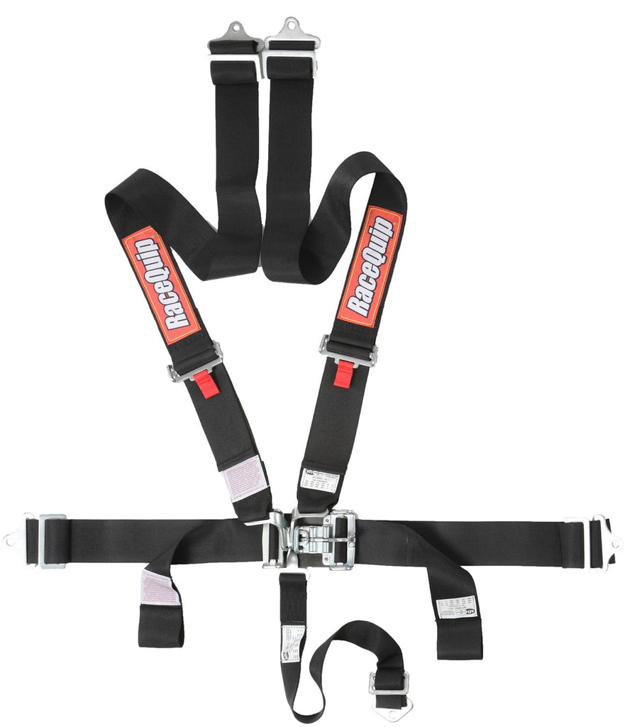 RaceQuip Black L & L 5pt Seat Harness