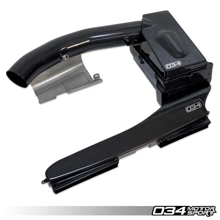 Carbon fiber car part with '034' branding on a white background