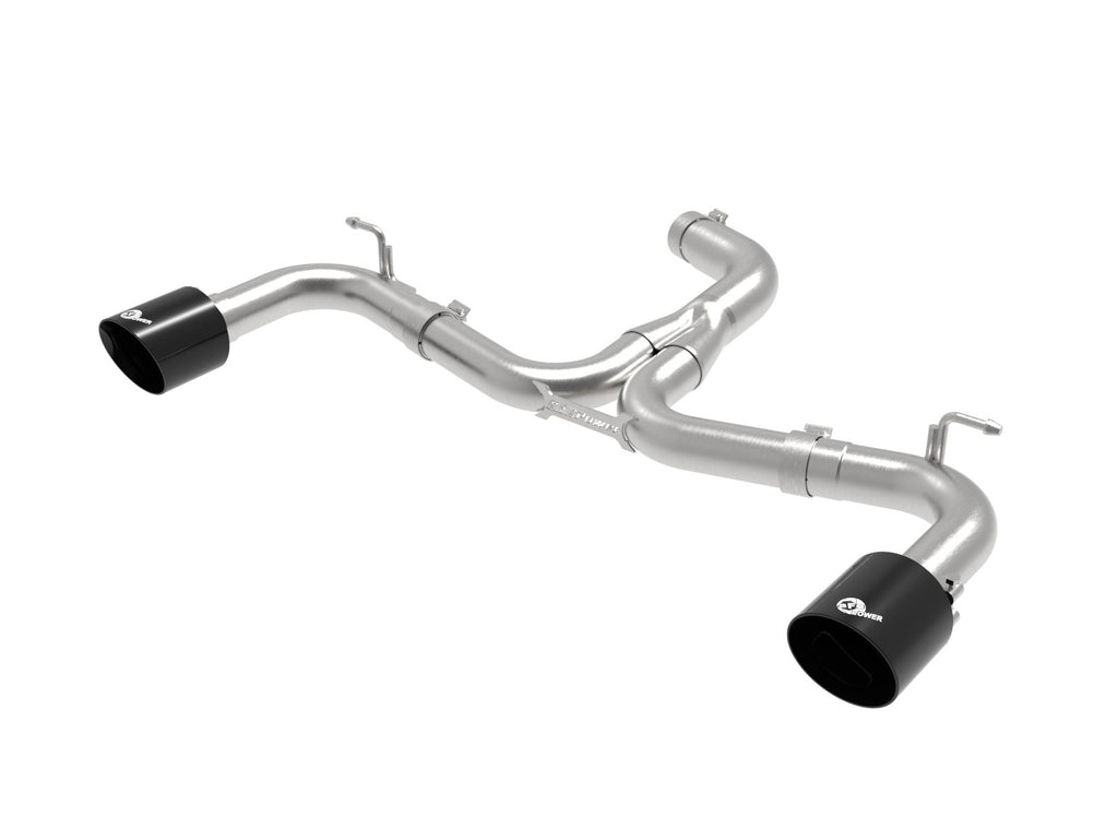 MACH Force-Xp 3 IN to 2-1/2 IN Stainless Steel Axle-Back Exhaust System Black - Eurosport Performance