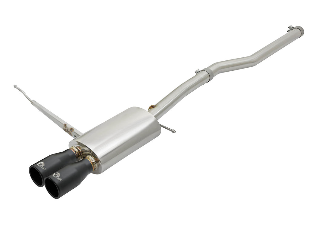 MACH Force-Xp Stainless Steel Cat-Back Exhaust System w/ Black Tip - Eurosport Performance