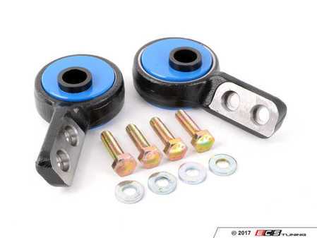 Turner Motorsports offset Polyurethane Front Control Arm Bushing - 80A - Pre-Installed In Brackets - Eurosport Performance