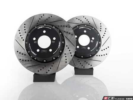 ECS Tuning 2-Piece Rear Brake Rotors - Pair (370x24) - Eurosport Performance