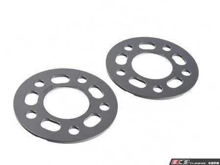 5mm Wheel Spacers - Black (Pair) - Eurosport Performance