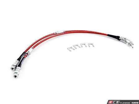 ECS Tuning Exact-Fit Stainless Steel Brake Lines - Front - Eurosport Performance