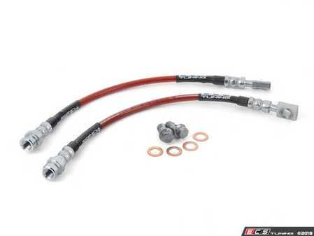 ECS Tuning Rear Exact-Fit Stainless Steel Brake Lines - Eurosport Performance