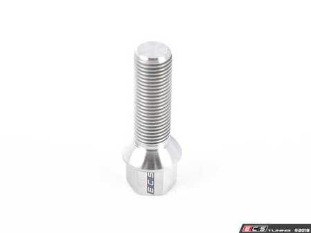 ECS Tuning Titanium Ball Seat Wheel Bolt - 14x1.5x40mm - Priced Each