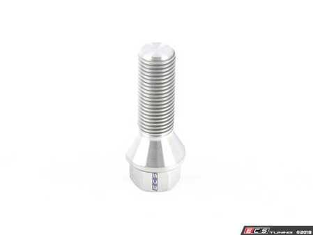 Boulon de roue de siège conique en titane ECS Tuning - 14x1,5x35 mm - Prix chacun