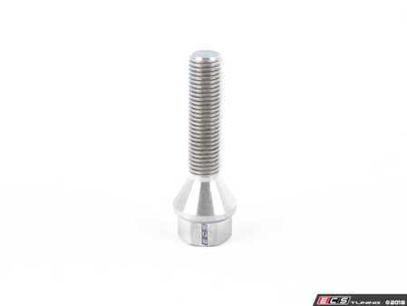 ECS Tuning Titanium Conical Seat Wheel Bolt - 12x1.5x45mm - Priced Each - Eurosport Performance