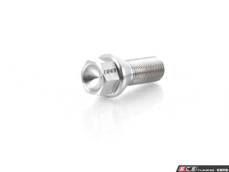 ECS Tuning Titanium Conical Seat Wheel Bolt - 14x1.25x27mm - Priced Each - Eurosport Performance
